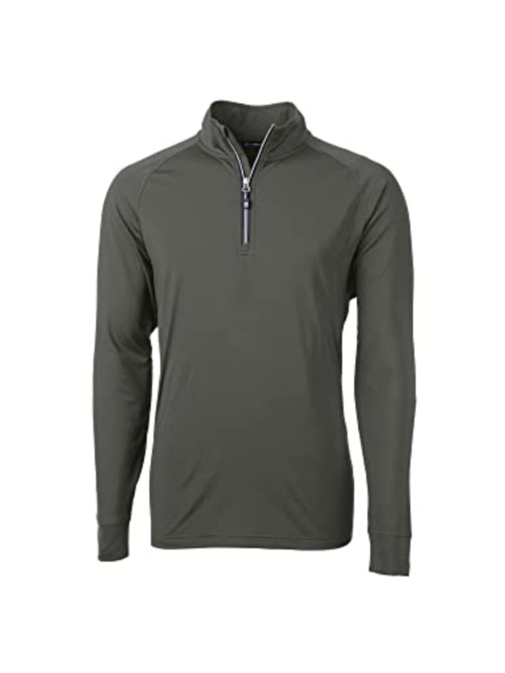 Men's Long Sleeve Quarter Zip Pullover Recycled Eco Knit